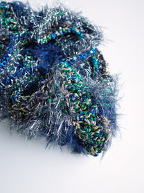 Cosmic Moss Crochet Shoulder Bag