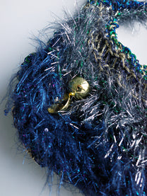 Cosmic Moss Crochet Shoulder Bag