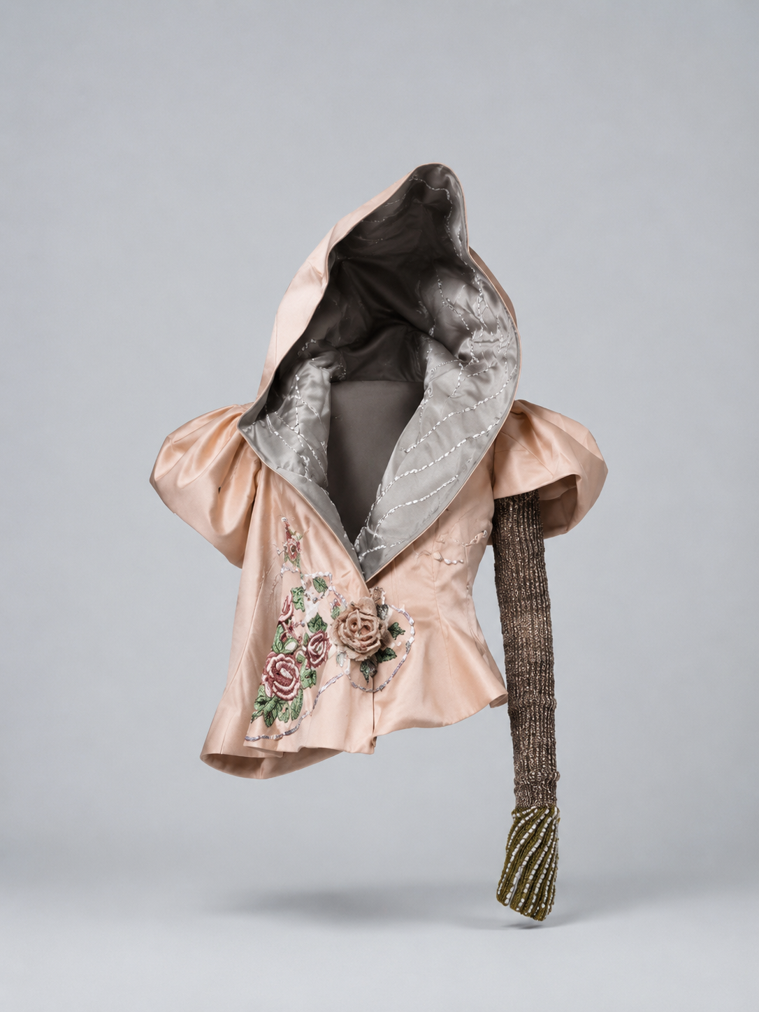 Spiral Galaxy Hooded Sculpture Jacket