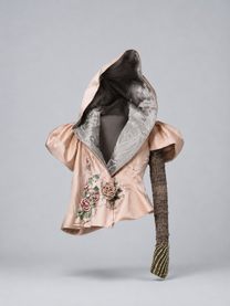 Spiral Galaxy Hooded Sculpture Jacket