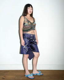 Galactic Hand-Crocheted Sculptural Vest