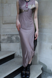 Cosmic Drape Sculpted Jumpsuit