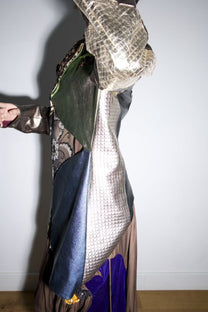 Galactic Metallic Sculpted Tailored Jacket
