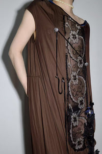 Cosmic Tapestry Draped Jumpsuit