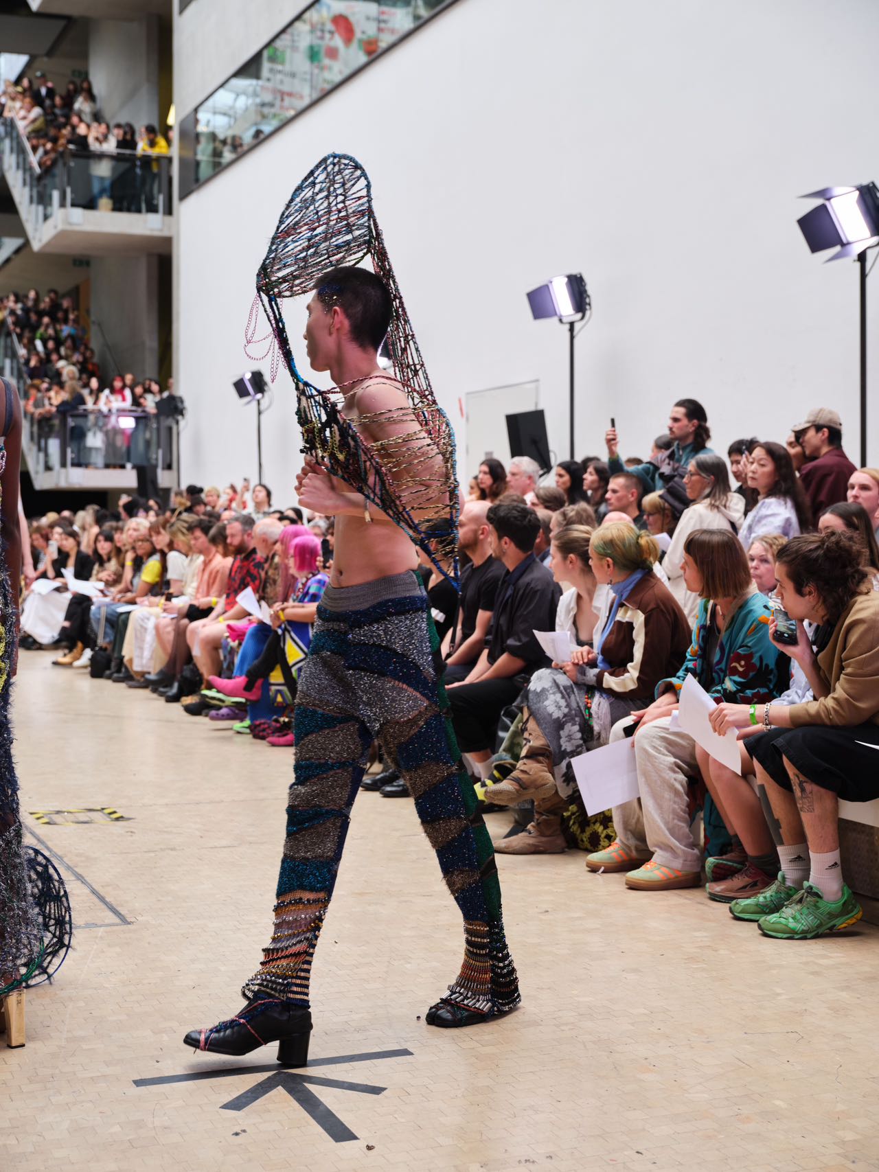 Look 5: Lucid Weaver (Hand-Beaded Trousers)