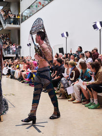 Look 5: Lucid Weaver (Hand-Beaded Trousers)