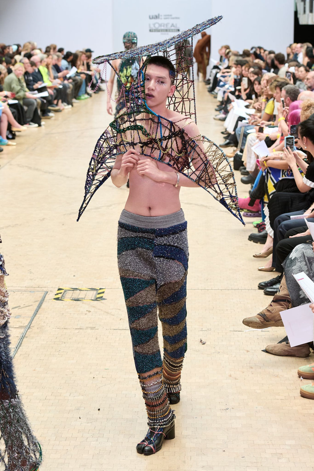 Look 5: Lucid Weaver (Hand-Beaded Trousers)