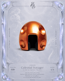 Celestial Voyager 3D-Printed Helmet