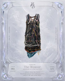 Look 1: Starforged Carapace (One-of-One Hand-Crocheted Metal Mixed-Media Couture Dress)