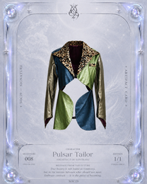 Galactic Metallic Sculpted Tailored Jacket