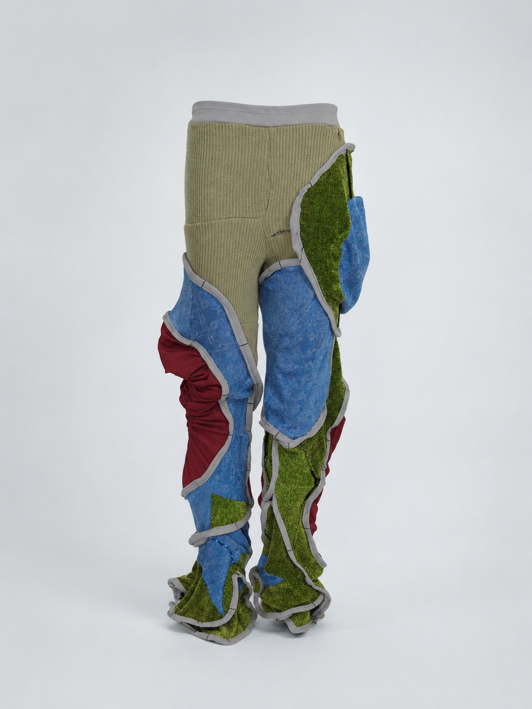 Asymmetric Sculptural Knit Prototype Trousers