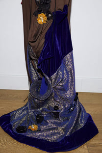 Cosmic Tapestry Draped Jumpsuit