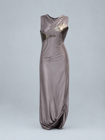 Cosmic Drape Sculpted Jumpsuit