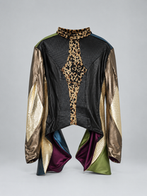 Galactic Metallic Sculpted Tailored Jacket