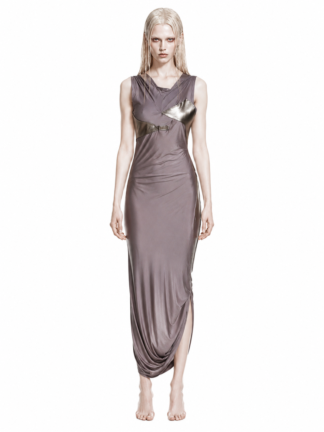 Cosmic Drape Sculpted Jumpsuit