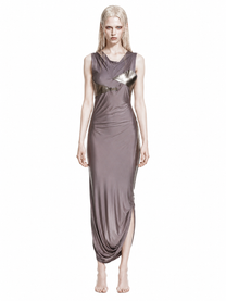 Cosmic Drape Sculpted Jumpsuit