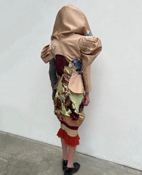 Spiral Galaxy Hooded Sculpture Jacket