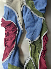 Asymmetric Sculptural Knit Prototype Trousers