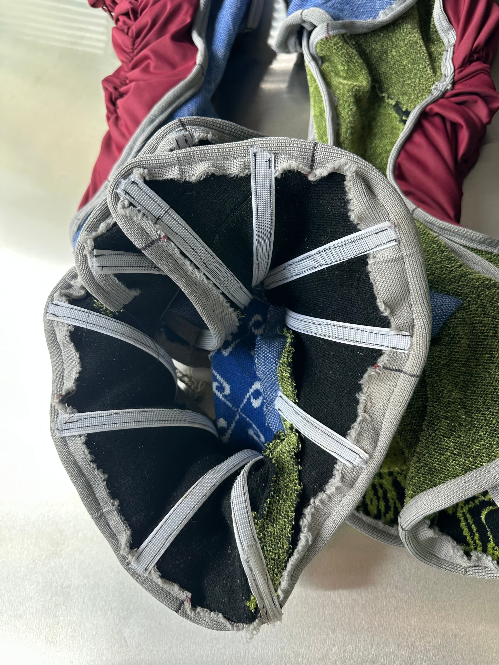Asymmetric Sculptural Knit Prototype Trousers