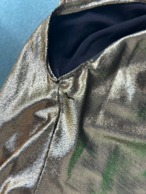 Metallic Draped Stretch Tank