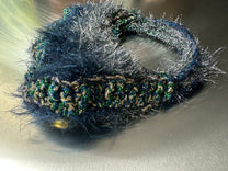 Hand-Crocheted Metallic Fibre Sculptural Handbag