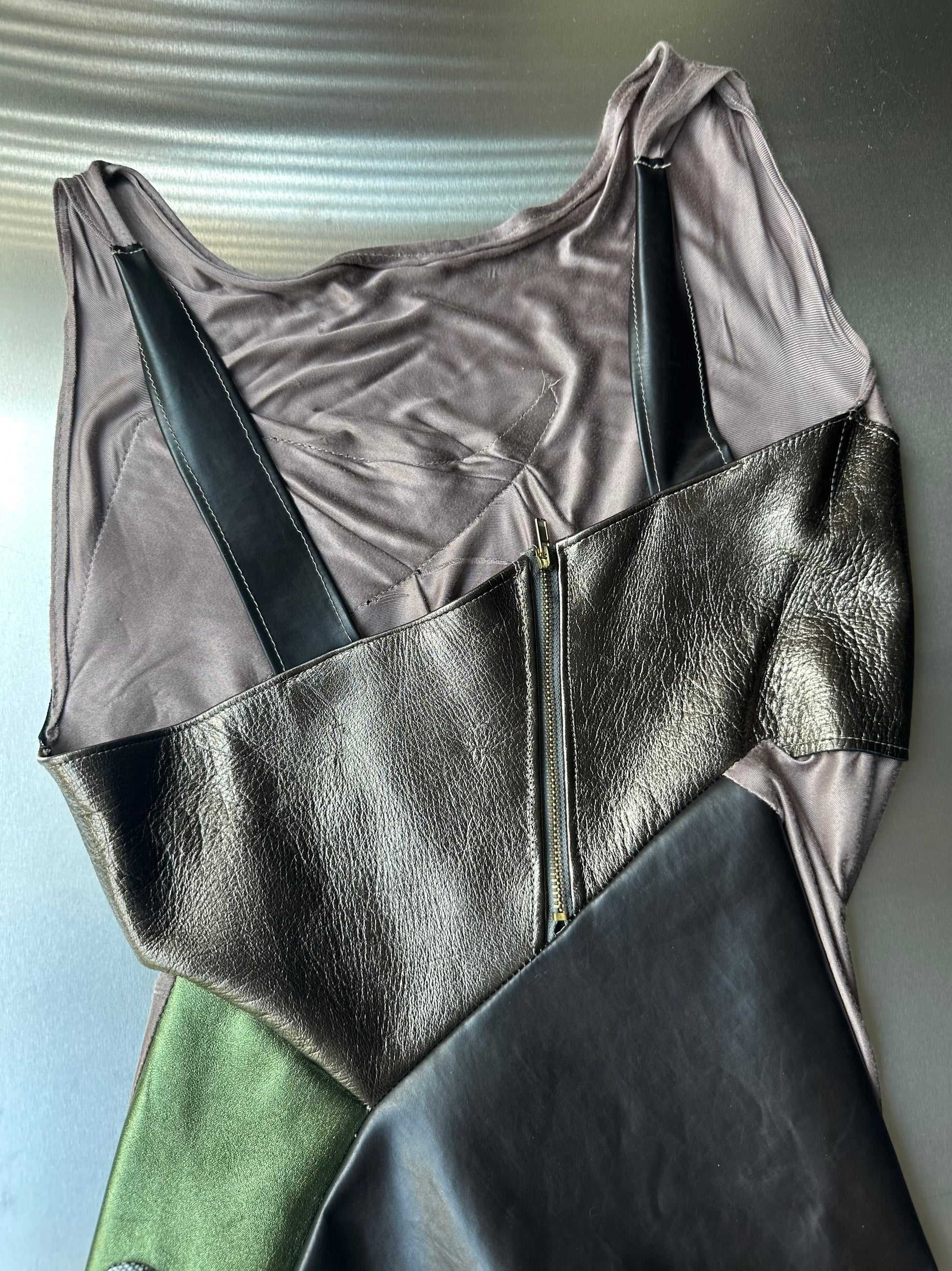 Cosmic Drape Sculpted Jumpsuit