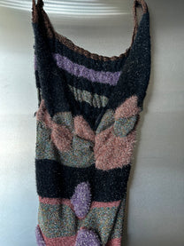 Cosmic Flora Hand-Knit Sculptural Dress