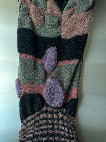 Cosmic Flora Hand-Knit Sculptural Dress