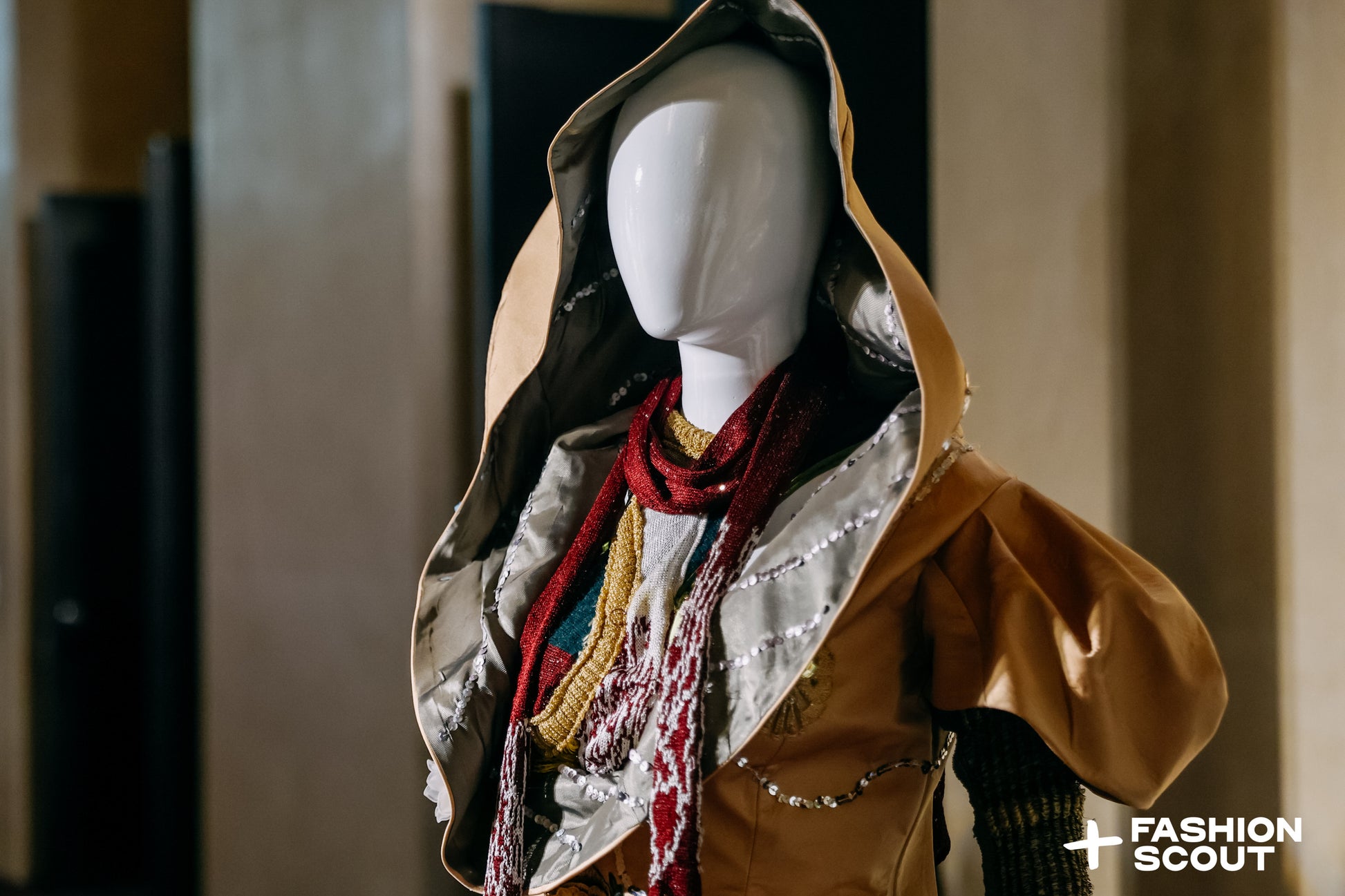 Spiral Galaxy Hooded Sculpture Jacket