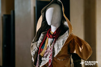 Spiral Galaxy Hooded Sculpture Jacket