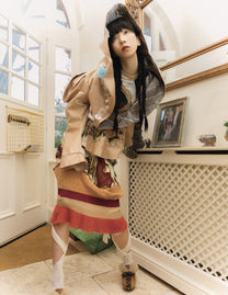 Spiral Galaxy Hooded Sculpture Jacket
